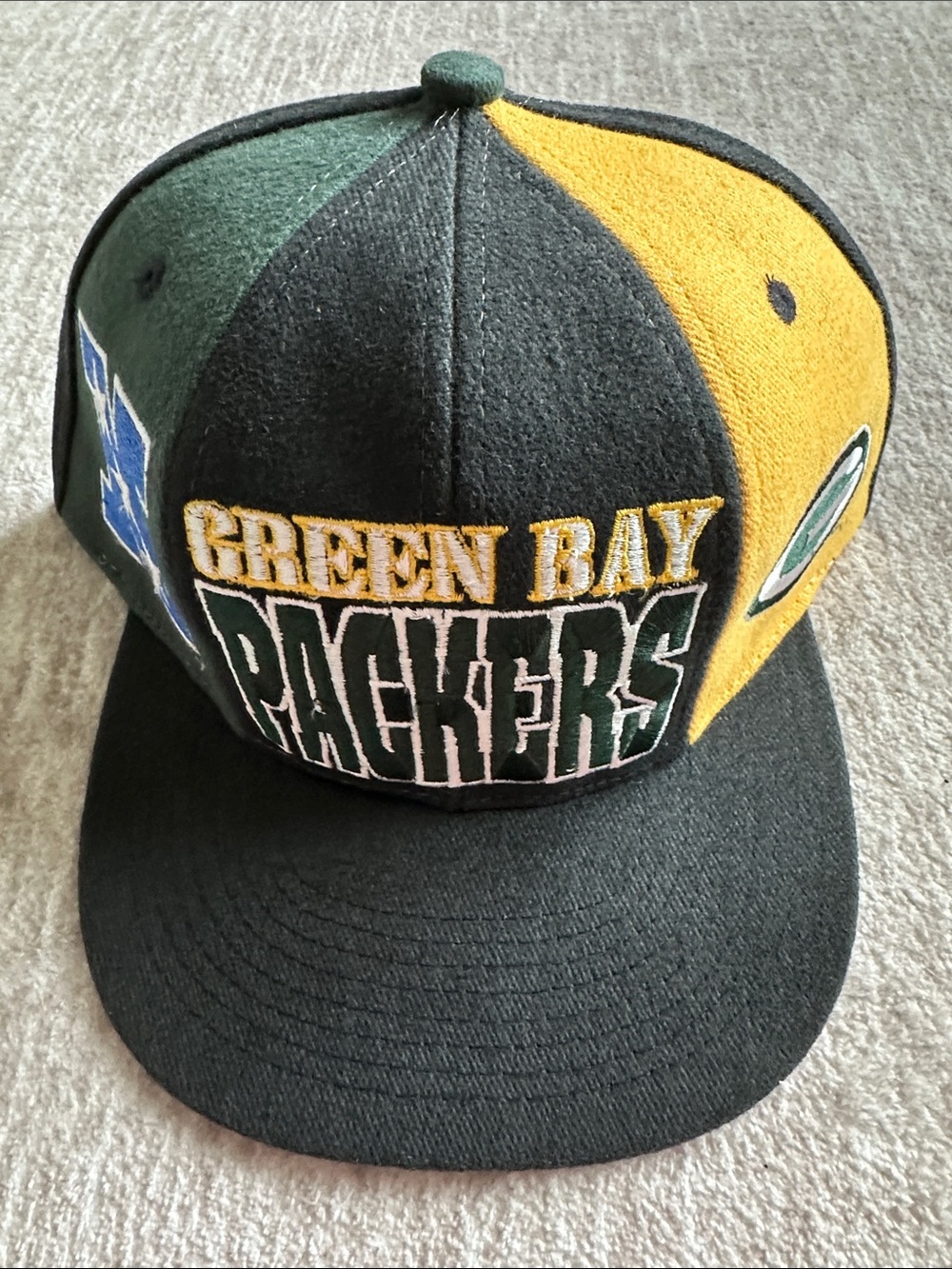 Green Bay Packers Black, Green, & Yellow Hat